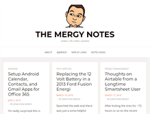 Tablet Screenshot of mergy.org
